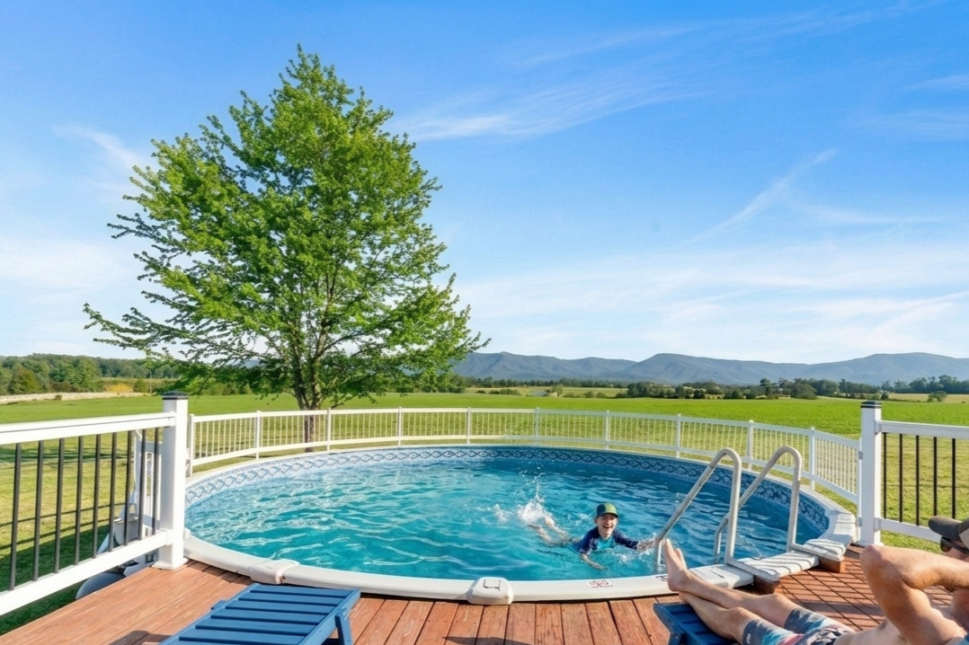 Private outdoor pool